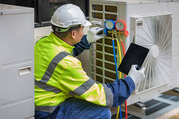 Professional Hvac technician working in Sangerfield, NY